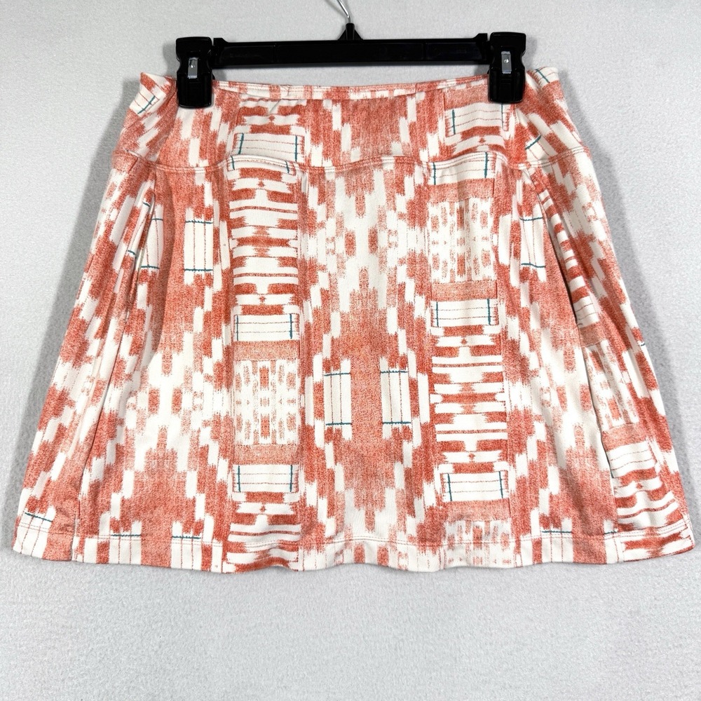 Title Nine Skort Women Medium Dream Swing Skirt Built In Shorts Ikat Aztec Print